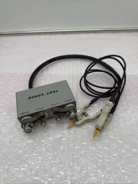 Gw Instek Lcr-06a Kelvin Clip Test Lead For Lcr Meters - Excellent Condition
