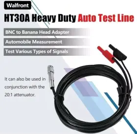Hantek Ht30a Bnc To Dual Banana Head Test Line Auto Leads Adapter Cable