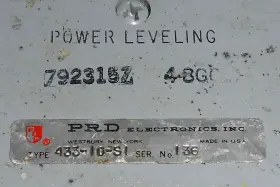 Harris Corp 792315z Harris/prd Elec. Power Leveling Directional Coupler 4-8gc Used