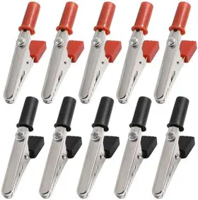 Heaven2017 313098198130 Alligator Clips 50mm Small Metal Electrical Clamps Wire With Sc