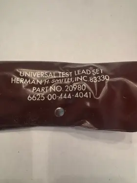 Herman H. Smith 20980 Universal Test Lead H. Set No