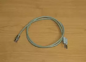 Hewlett Packard Hp 11001-60001 Bnc Male To Dual Banana Plug Cable - Untested Hewlett Packard Hp 11001-60001 Bnc Male To Dual Banana Plug Cable - Untested