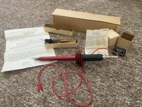 Hickok Vp-40 Nos High Voltage Test Probe With Orig Box And Instructions