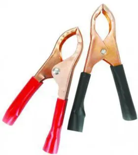 High Plains Prospectors Sku-1121 Pair Of 50 Amp Battery Clips Red And Black