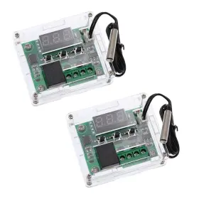 Hiletgo 3-01-1310 2pcs W1209 With Case 12v Dc Digital Temperature Controller Board Micro D Hiletgo 3-01-1310 2pcs W1209 With Case 12v Dc Digital Temperature Controller Board Micro D
