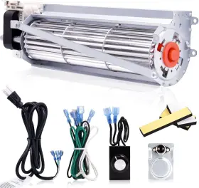 Hiorucet 755419681615 Gfk4b Blower Fan Kit For Heatilator Ndv4236i Temco Gfk4