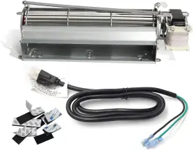 Hongso Fk12-k Fk12 Replacement Fireplace Blower Fan Kit For Em3030lh-85 Aluminum