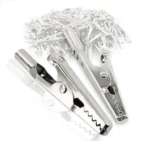 Hongyutai Hjgnh-238 25pcs 51mm Metal Alligator Clip Spring Clamps Test Line Crocodile Silver Hongyutai Hjgnh-238 25pcs 51mm Metal Alligator Clip Spring Clamps Test Line Crocodile Silver