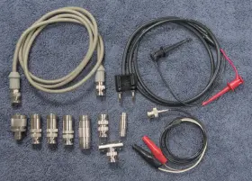 Hp 10503a Lot Of Hp/pomona/amp/kings Rf Conector Bnc Type N Banana Plug Minigrabber Cable