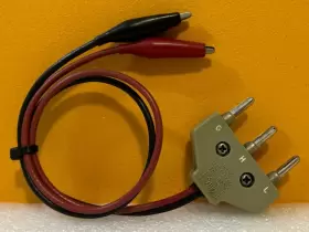 Hp 16138a / Agilent Banana Jack To Dual Alligator Clip Test Leads. Tested Hp 16138a / Agilent Banana Jack To Dual Alligator Clip Test Leads. Tested