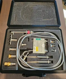Hp 41941b Agilent 41941-61002 50 Impedance Probe Kit With Case Option 350 Hp 41941b Agilent 41941-61002 50 Impedance Probe Kit With Case Option 350