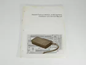 Hp 98032a Hewlett-packard 98x5 16 Bit Plug In Bcd Input Interface Service Manual Hp 98032a Hewlett-packard 98x5 16 Bit Plug In Bcd Input Interface Service Manual