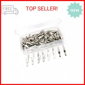 Iexcell Aclp20100 100 Pcs 2 Inches / 51 Mm Steel Alligator Clips Crocodile Clamps Silver Iexcell Aclp20100 100 Pcs 2 Inches / 51 Mm Steel Alligator Clips Crocodile Clamps Silver