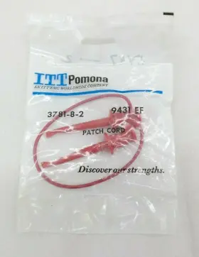 Itt Pomona 3781-8-2 Electronics Patch Cord 9431 Ef Nas Itt Pomona 3781-8-2 Electronics Patch Cord 9431 Ef Nas