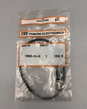 Itt Pomona Electronics 1985-12-0 Mini Banana Plug Test Leads 12 Inch Jumper Cables New
