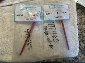 Itt Pomona Electronics 4565-2 Qty. 2 Test Clips Nos
