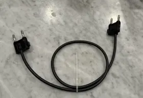 Itt Pomona Rg58c/u 2bc-24 24 Inch Double Banana Test Lead - Belden 8262 Cable