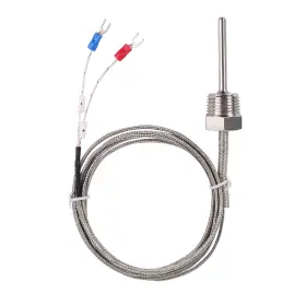 Jaybva 726084057029 Waterproof K Type Thermocouple - Grounded Temperature Sensor Probe For Pi Jaybva 726084057029 Waterproof K Type Thermocouple - Grounded Temperature Sensor Probe For Pi