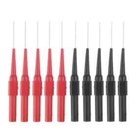 Jinshining 726084433526 10pcs Black And Red Test Back Probe Pin 0.7mm Wire Piercing Insulati Jinshining 726084433526 10pcs Black And Red Test Back Probe Pin 0.7mm Wire Piercing Insulati