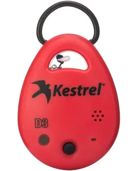 Kestrel Kest-0730red Drop D3 Wireless Temperature Humidity And Pressure Data Logger Red