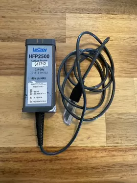 Lecroy Hfp2500 Active Probe 2.5ghz 40v Current Calibration Lecroy Hfp2500 Active Probe 2.5ghz 40v Current Calibration