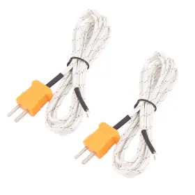 Lumllsaji 688391555714 2pack 2 Meter K Type Thermocouple Probe Digital Temperature Sensor Lumllsaji 688391555714 2pack 2 Meter K Type Thermocouple Probe Digital Temperature Sensor