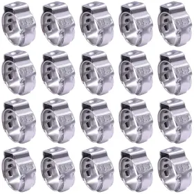 Mankk Ca-m-073-13.3 20pcs 3/8 Inch Pex Cinch Clamp Rings Stainless Steel Single Ear Ring Mankk Ca-m-073-13.3 20pcs 3/8 Inch Pex Cinch Clamp Rings Stainless Steel Single Ear Ring
