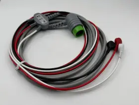 Medten 42305 Compatible 3-lead One-piece Ecg Cable With Snap End Aha Medten 42305 Compatible 3-lead One-piece Ecg Cable With Snap End Aha