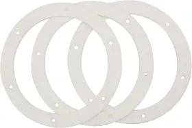 Mefonkou 726756761520 6 Inch Pellet Stove White Gasket For Combustion Exhaust Fan Mounting Blower