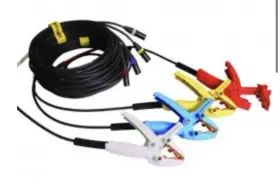 Megger 2008-301-30 Universal Shielded X Test Lead Set With Color Coded Clamps