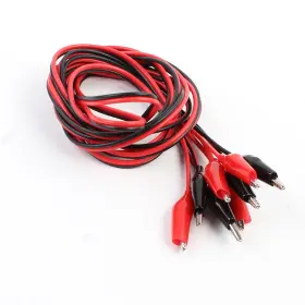 Metallixity 636939714925 2 X Double-ended Alligator Clips Test Lead Jumper Wire 1.5m Color Metallixity 636939714925 2 X Double-ended Alligator Clips Test Lead Jumper Wire 1.5m Color