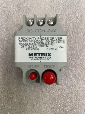Metrix Instrument 5533-005 Proximity Probe Driver Model - New Metrix Instrument 5533-005 Proximity Probe Driver Model - New