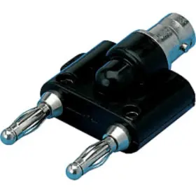 Misumi Vona Wtn1009-ni 10pcs Bnc Female To Dual 4mm Banana Male Plug Binding Coaxial Adapter Connector