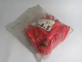 Mueller Bu-26-2 Test Clip Probe Insulator Red Lot Of 48 Shelf Wear Nwb Mueller Bu-26-2 Test Clip Probe Insulator Red Lot Of 48 Shelf Wear Nwb