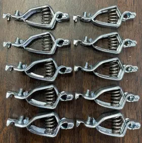 Mueller Electric Bu-48b Zinc Plated Steel Automotive Analyzer Clip 10 A 2 Inch L Lot Of