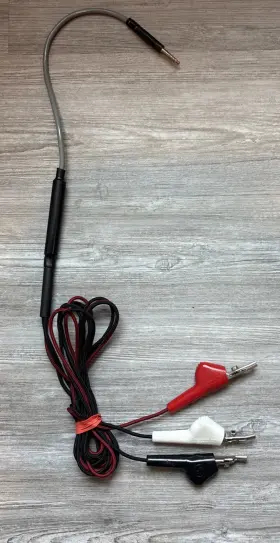 Mueller Jp-8681 Test Lead Cables Bantam Technician W Alligator Pvc Popper Clips 40 Inch Mueller Jp-8681 Test Lead Cables Bantam Technician W Alligator Pvc Popper Clips 40 Inch