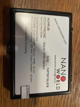 Nano World Nchr-20 Pointprobe Silicone Spm-sensor. 16 Left Nano World Nchr-20 Pointprobe Silicone Spm-sensor. 16 Left