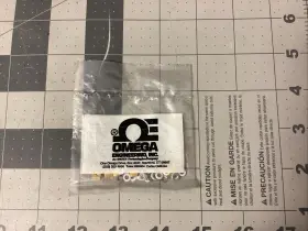 Omega Bb-smp-10 Lot Of 36- Brass Block Stainless Steel/plastic Washer Lpw119n Omega Bb-smp-10 Lot Of 36- Brass Block Stainless Steel/plastic Washer Lpw119n