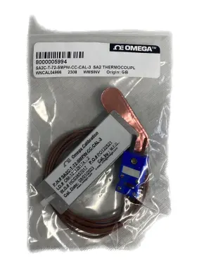 Omega Sa2c-t-72-smpw-cc-cal-3 Type T Thermocouple Self-adhesive Silicone Curved Sensor Sa2c-t-72-smpw-cc