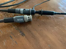 Oscilloscope M30sw Tpi Passive Probe X10 Used 10ft Switchable 10 1 Oscilloscope M30sw Tpi Passive Probe X10 Used 10ft Switchable 10 1