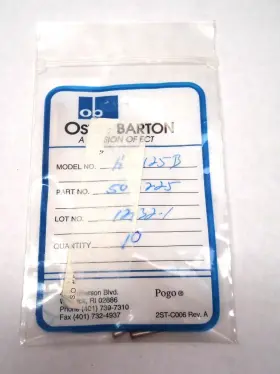 Ostby Barton 509225 Hc125b Pogo Test Probe Lot Of 10 Ostby Barton 509225 Hc125b Pogo Test Probe Lot Of 10