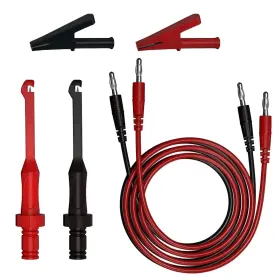 Paastai Lit0001 6pcs Multimeter Test Leads Set Electric Wire Piercing Probe Automotive Insul