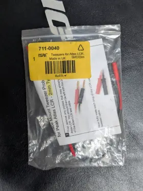 Peak Electronics Smd03m Surface Mount Tweezer Probes For Atlas Lcr Passive Component Analyser 2mm Peak Electronics Smd03m Surface Mount Tweezer Probes For Atlas Lcr Passive Component Analyser 2mm