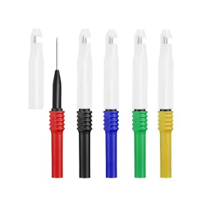 Peakelect P30009 5pcs Automotive Puncture Piercing Probes Set Insulation Back Probe Kit Protectiv