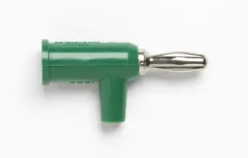Pomona 095969208741 1825-5 Banana Plug With Safety Collar Solderless Green Pack Of 10