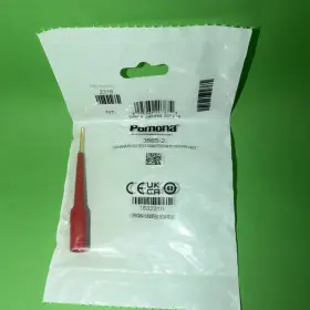 Pomona 3565-2 Banana Plug Test Adapter 0.93 Pin 0.030 In Red