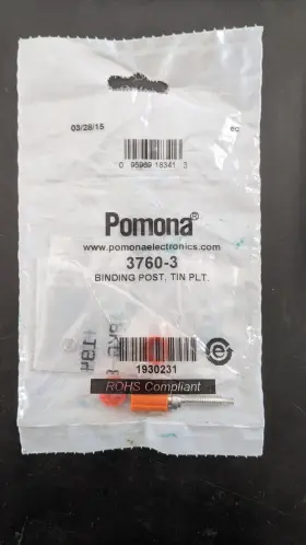 Pomona 3760-4 3760-3 Orange Binding Post Tin-plated Rohs Compliant Pomona 3760-4 3760-3 Orange Binding Post Tin-plated Rohs Compliant