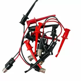 Pomona 3788 Pack Of Test Leads Bnc Female Socket To Mini Grab Hooks Ug-1094/u
