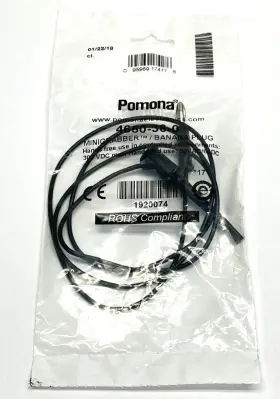 Pomona 4650-36-0 Minigrabber To Banana Plug 36 Inch Pomona 4650-36-0 Minigrabber To Banana Plug 36 Inch