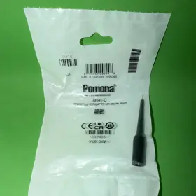 Pomona 4691-0 Banana Plug Test Adapter K22 Pin 12mm Connector Black